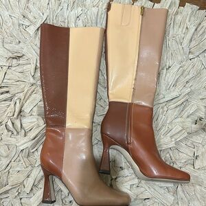 NWOT multicolor boots ready for your favorite fall outfit